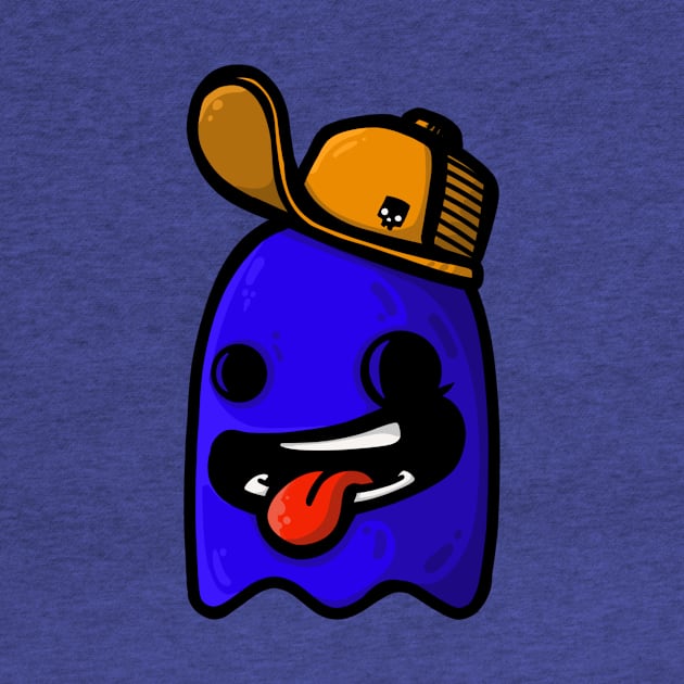 blue ghost with cap by manuvila